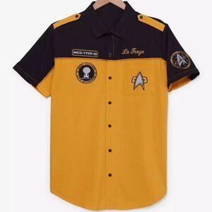 Star Trek Geordi La Forge Woven Button-Up - Size Small